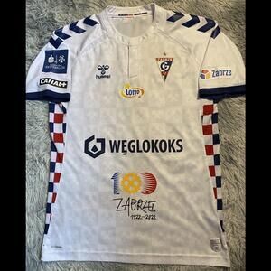 GORNIC ZABRZE 2021/22 Home Match Worn Jersey KRAWCZYK #21 Ekstraklasa Poland